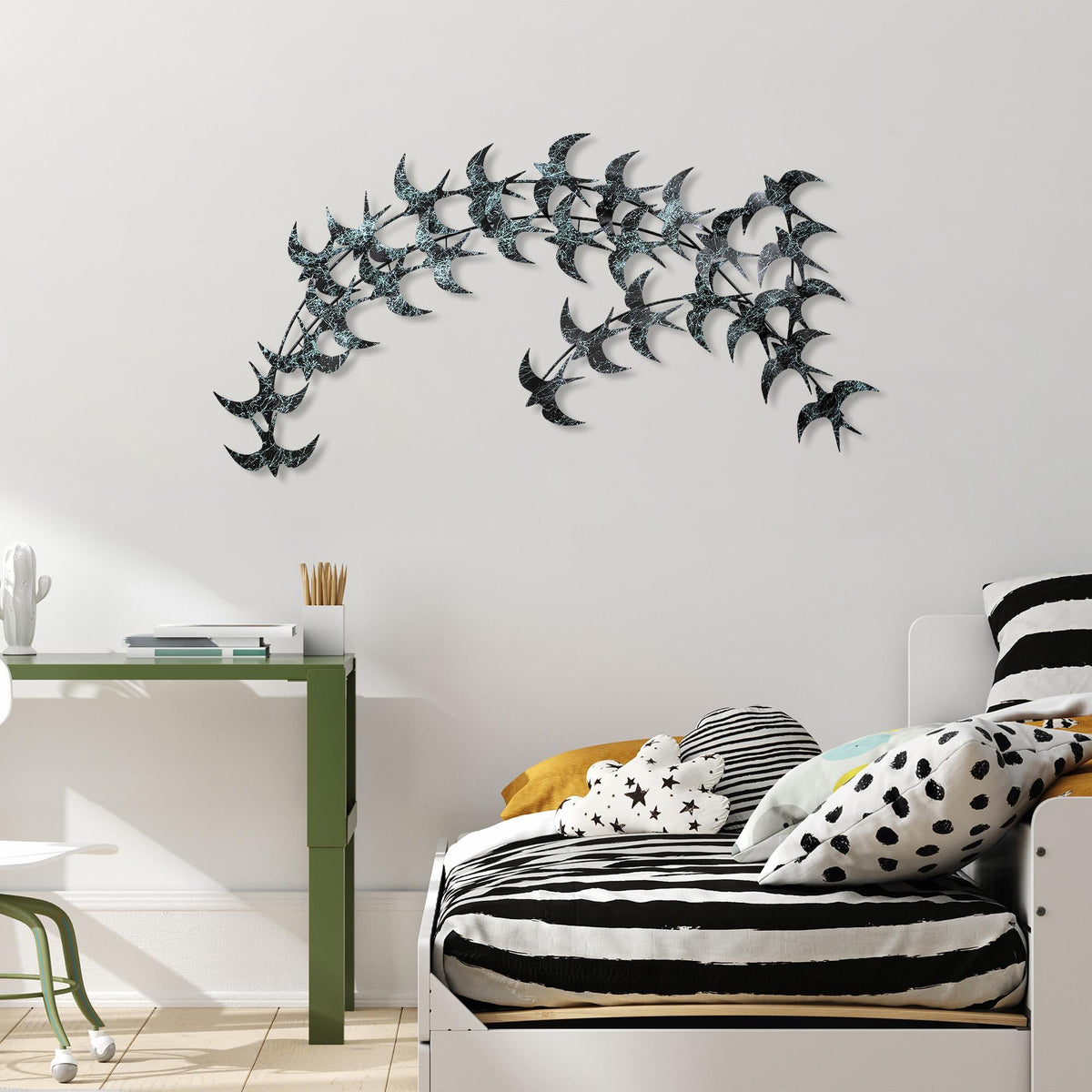 Bys-057-A Dekoratif Metal Duvar Tablosu 