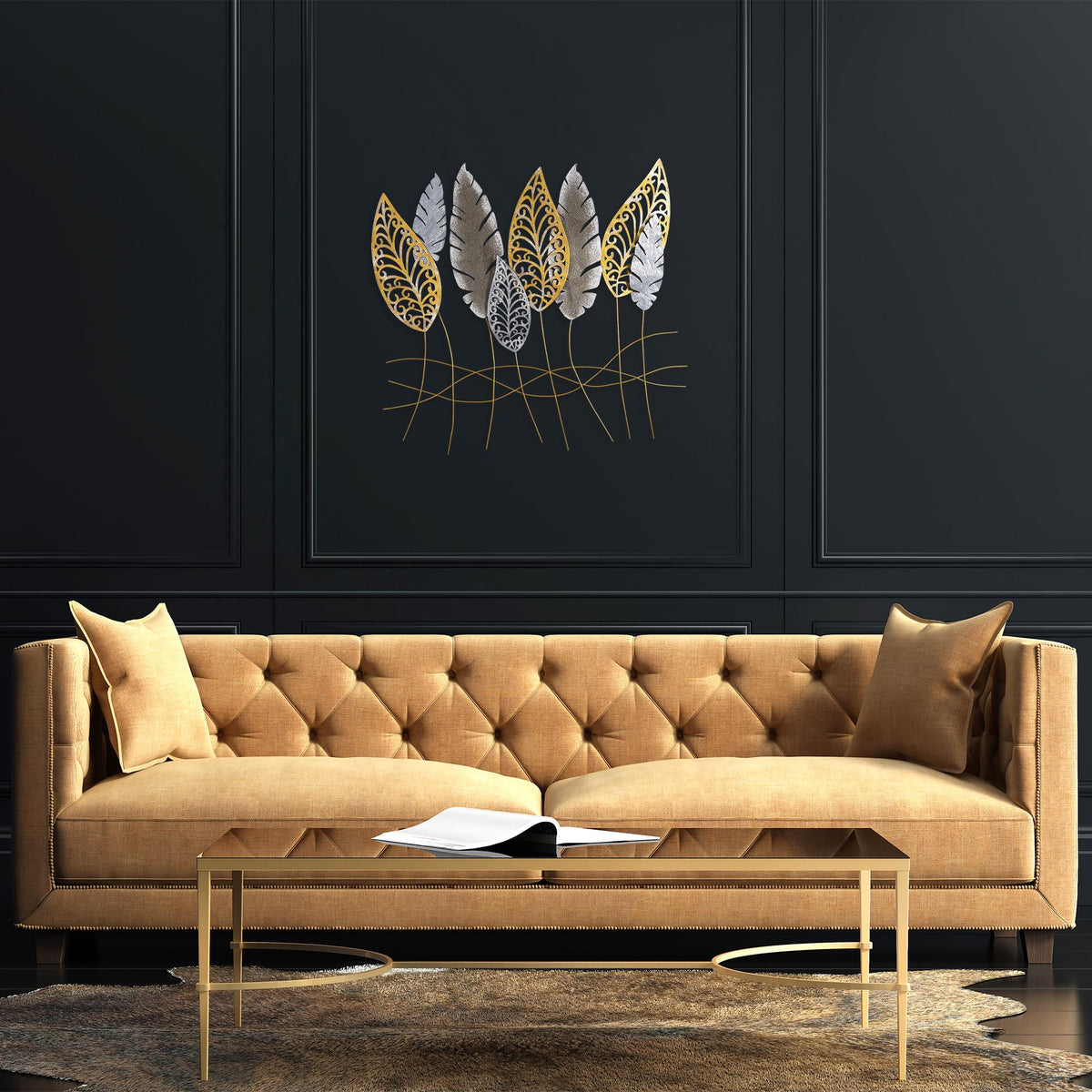 Bys-038 Dekoratif Metal Duvar Tablosu 