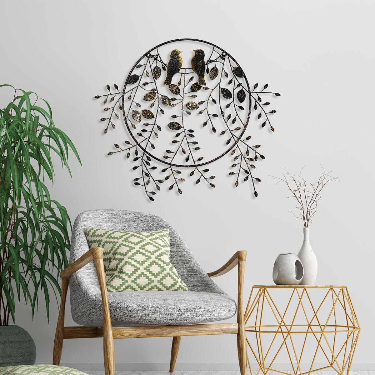 Bys-105-A Dekoratif Metal Duvar Tablosu 