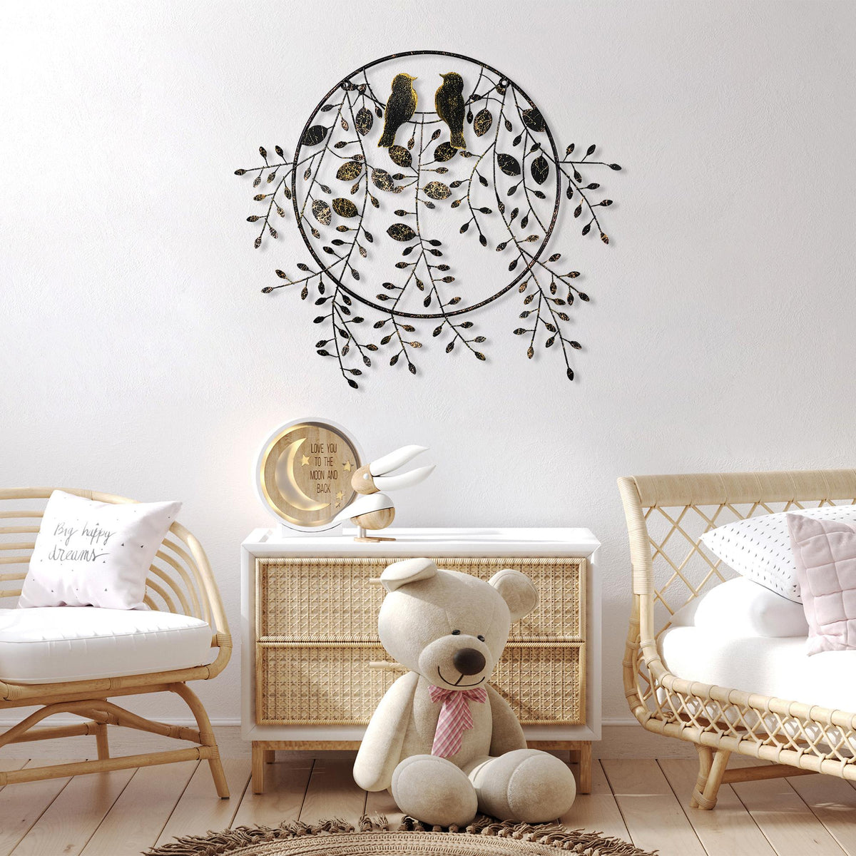 Bys-105-A Dekoratif Metal Duvar Tablosu 