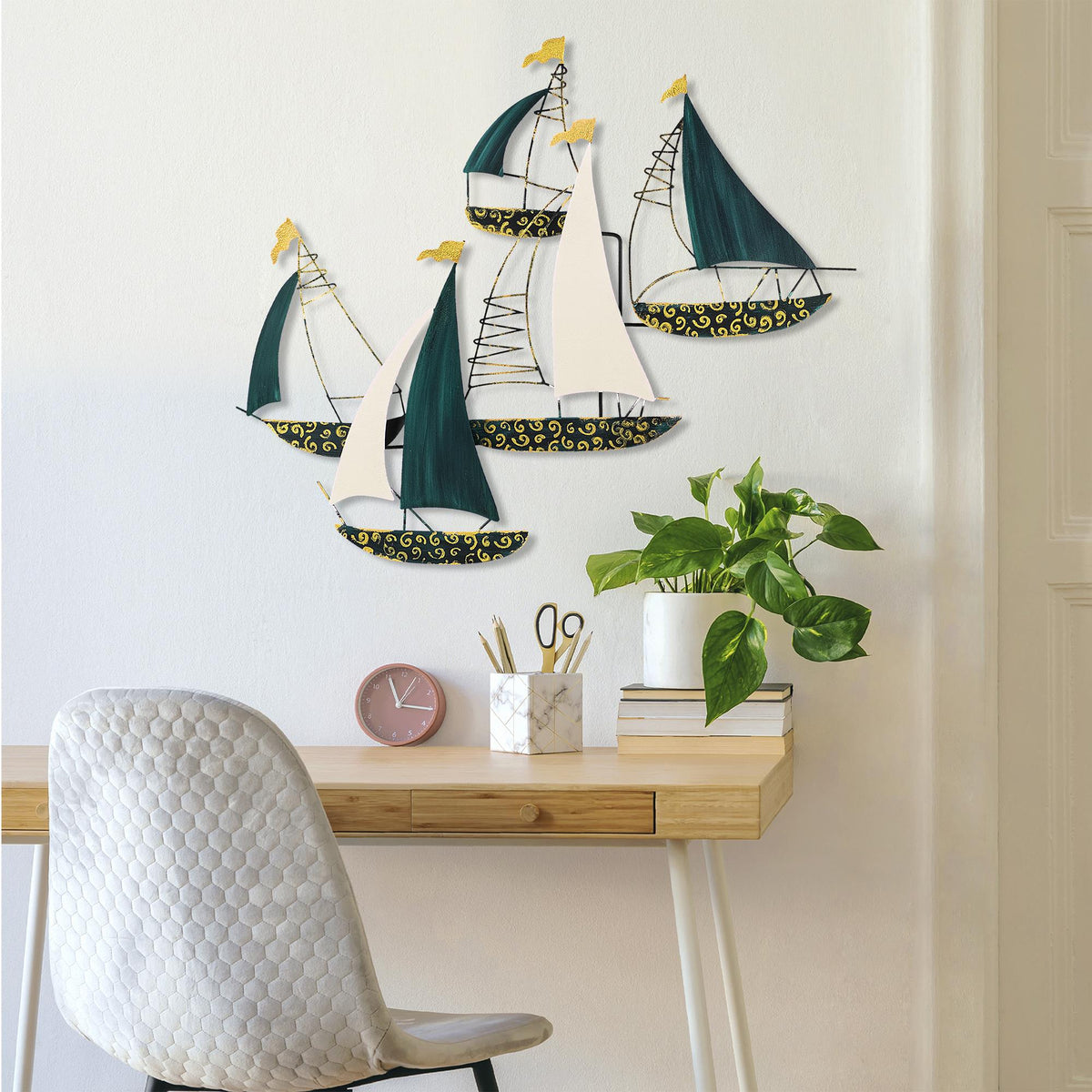 Bys-063-A Dekoratif Metal Duvar Tablosu 