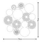 Bys-4016 Dekoratif Metal Duvar Tablosu 