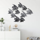 Bys-068-A Dekoratif Metal Duvar Tablosu 