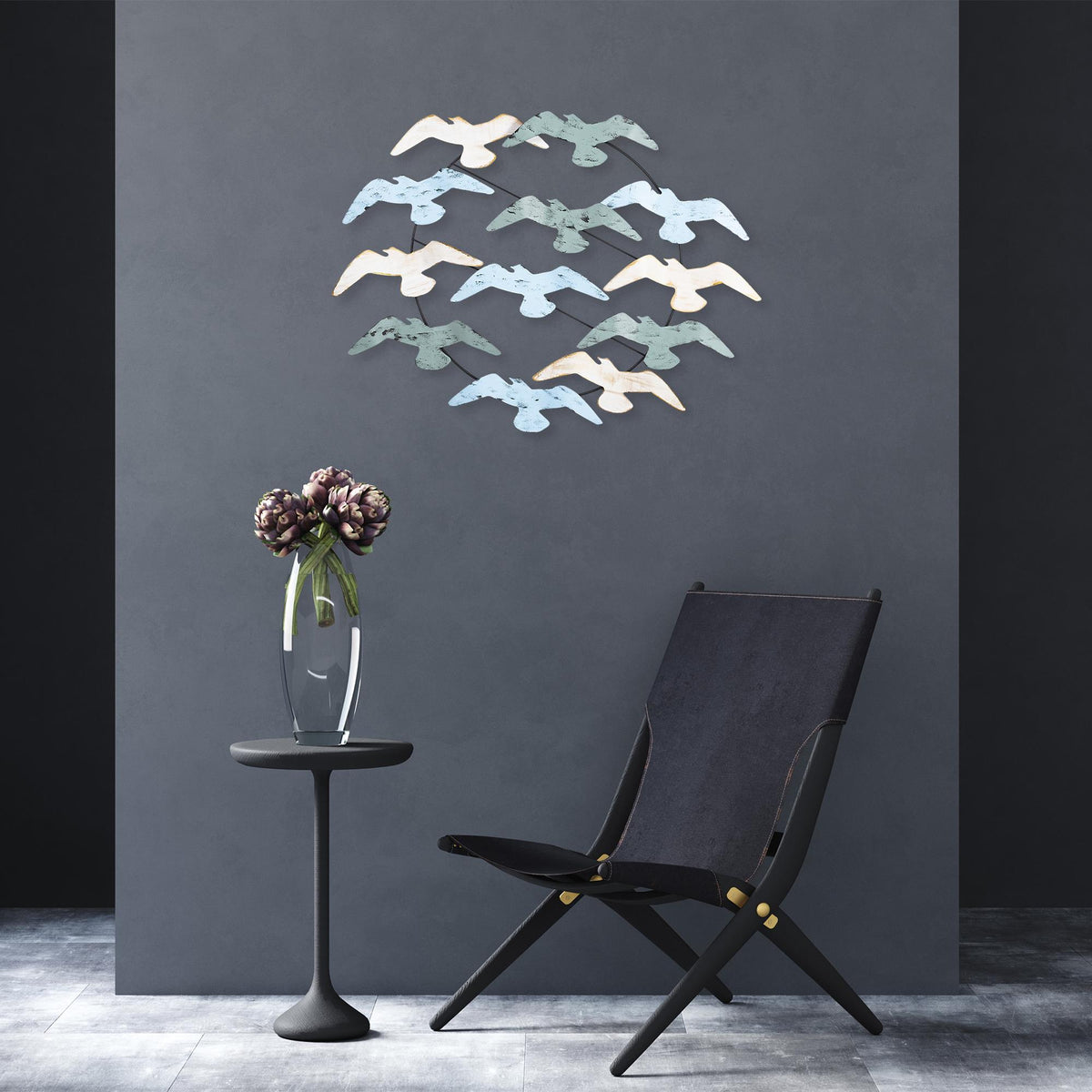 Bys-046 Dekoratif Metal Duvar Tablosu 