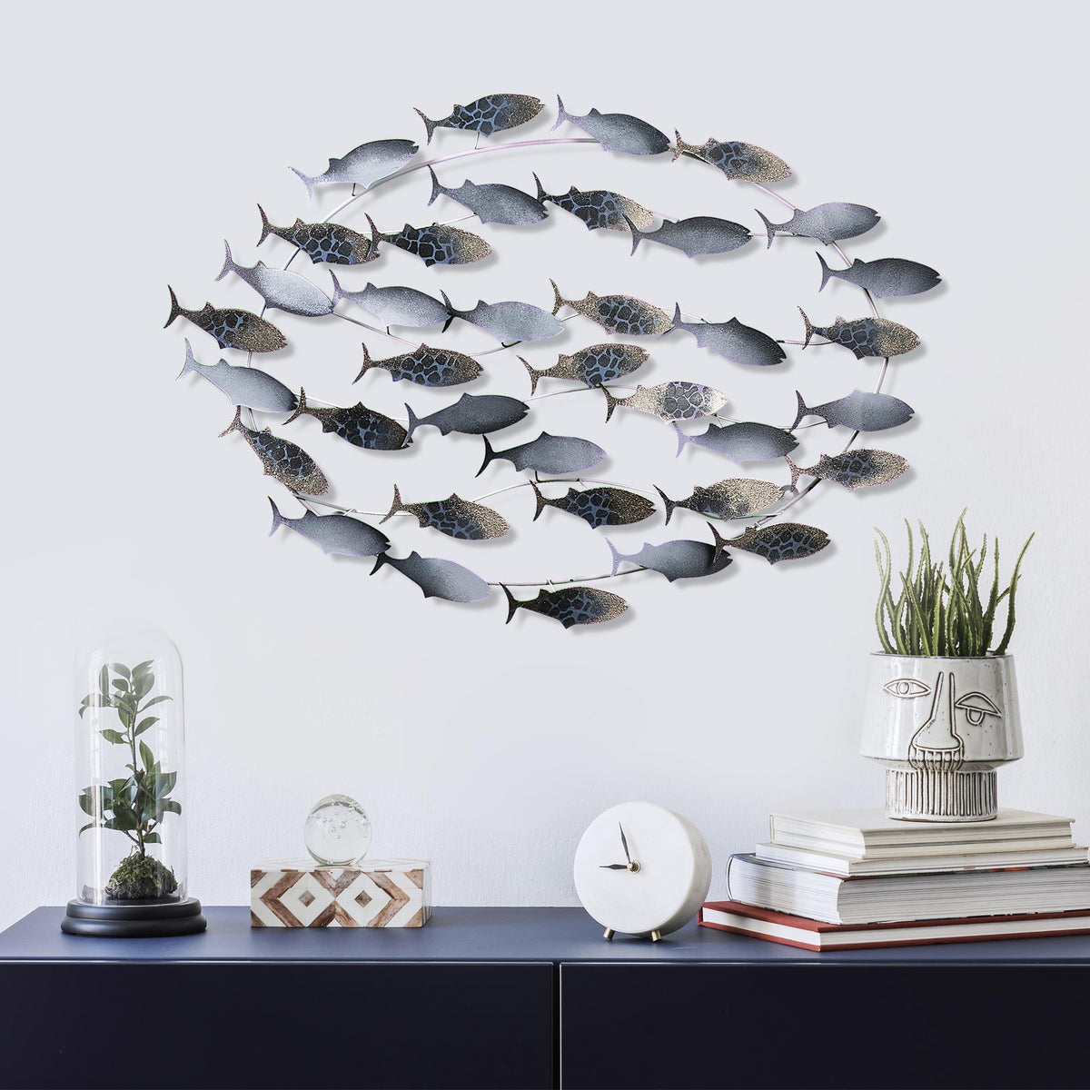 Bys-037-B Dekoratif Metal Duvar Tablosu 