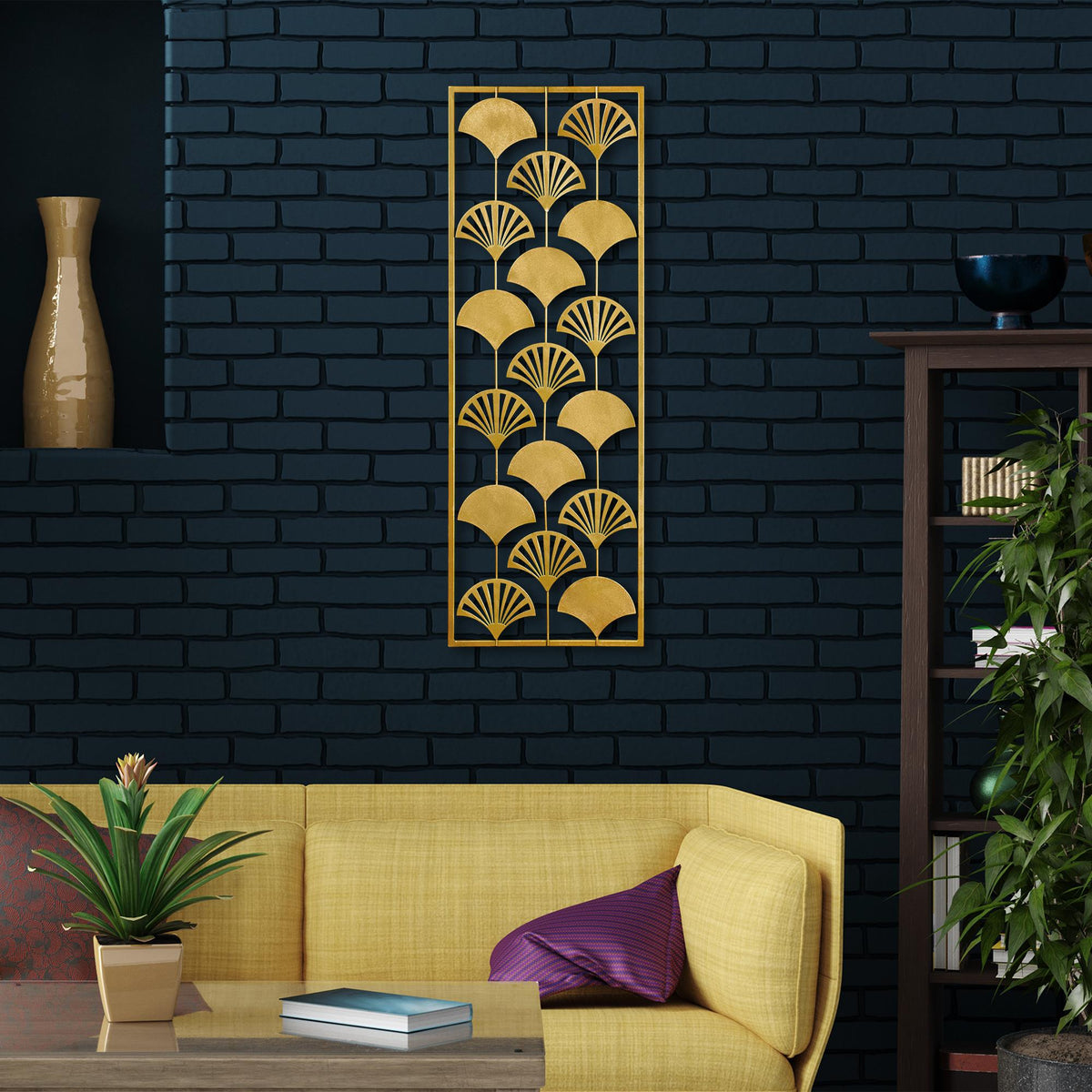 Bys-098-A Dekoratif Metal Duvar Tablosu 