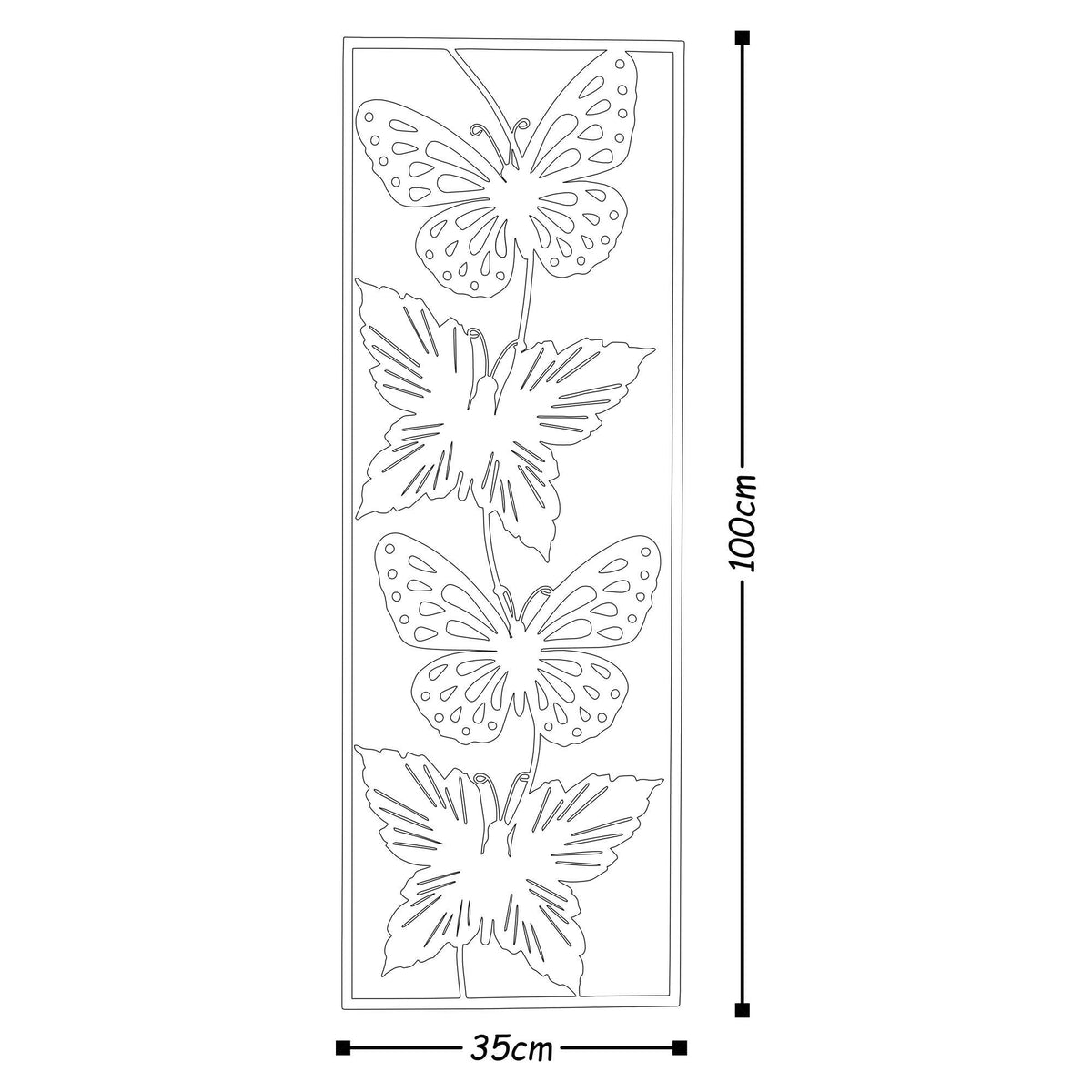 Bys-4003 Dekoratif Metal Duvar Tablosu 