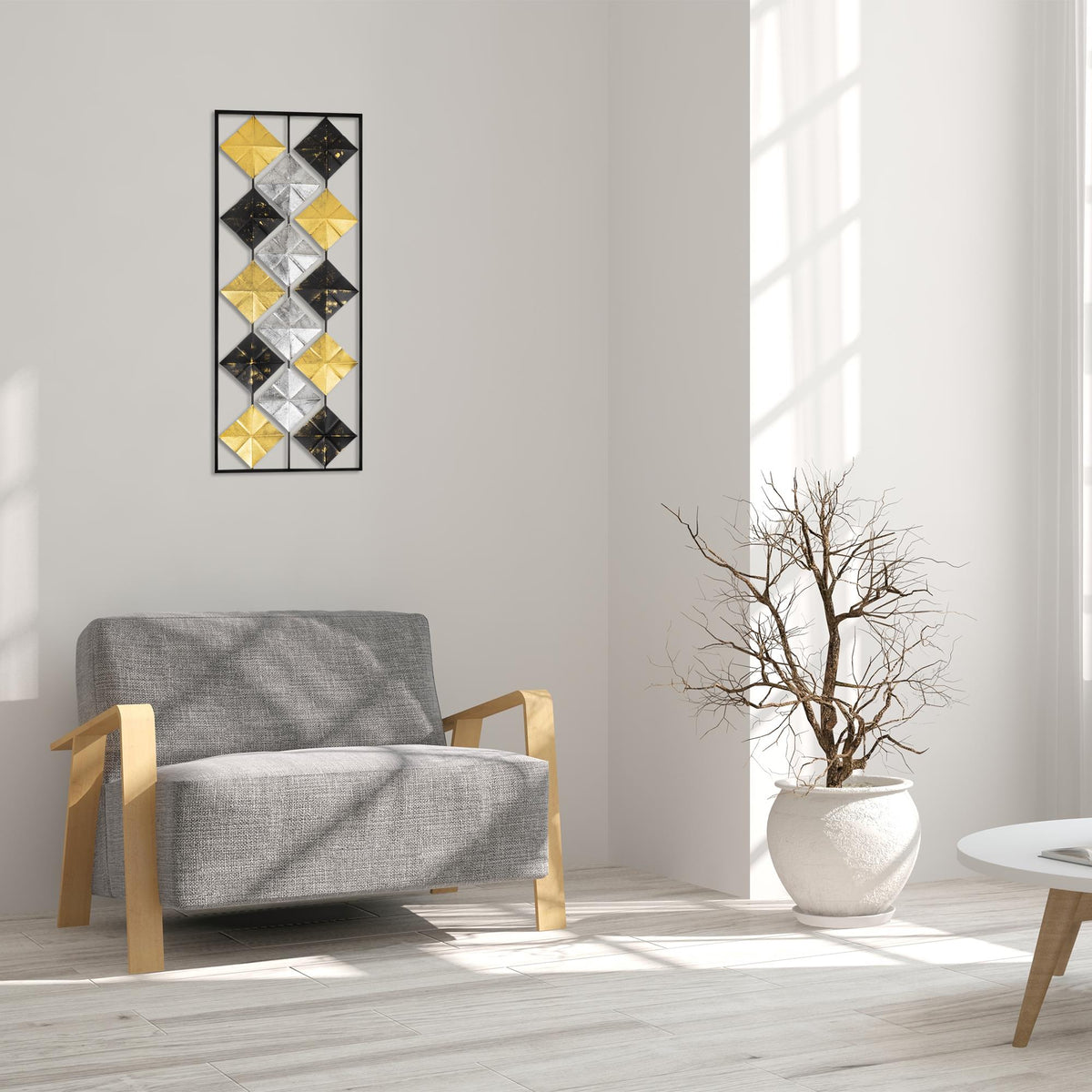 Bys-4057 Dekoratif Metal Duvar Tablosu 