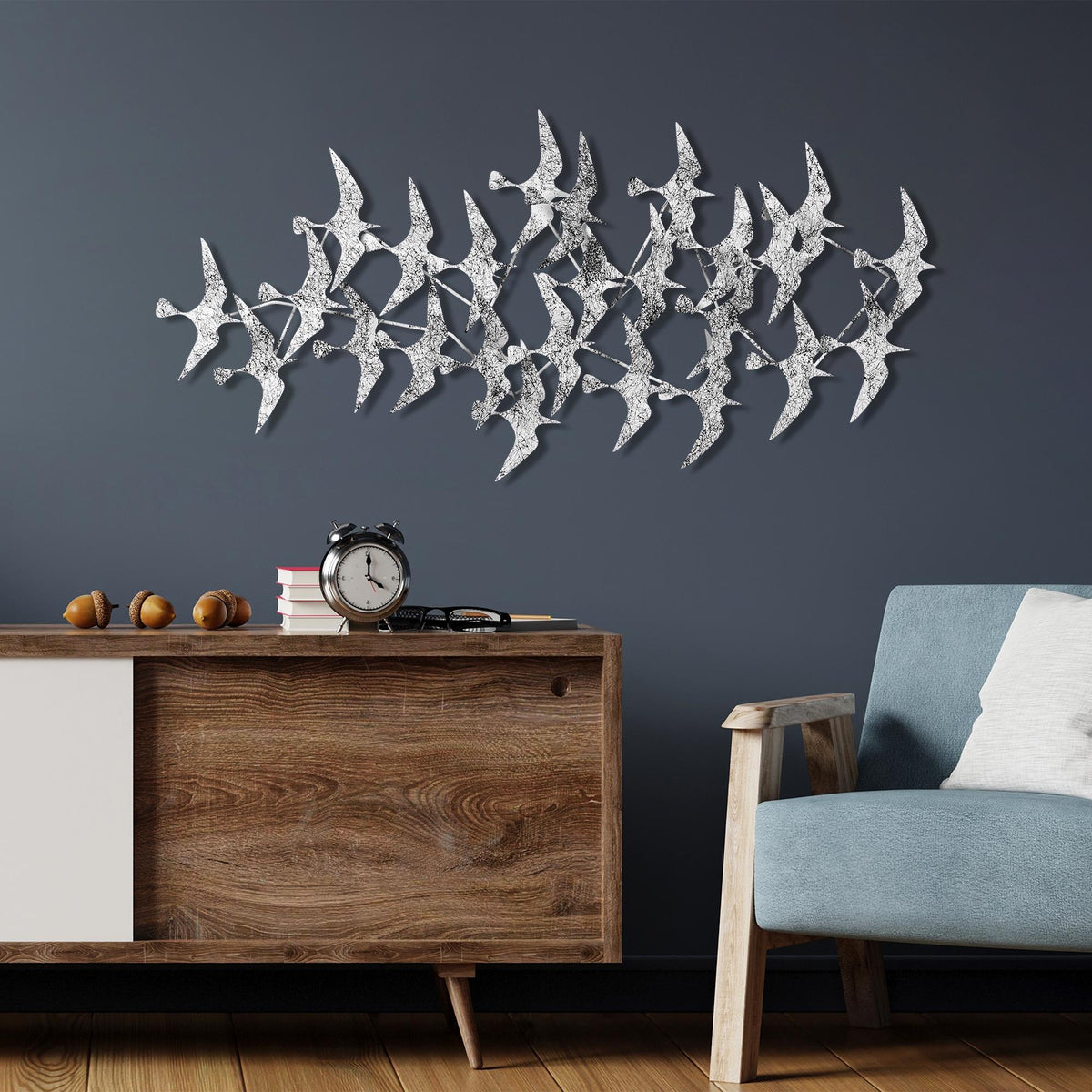 Bys-036-A Dekoratif Metal Duvar Tablosu 