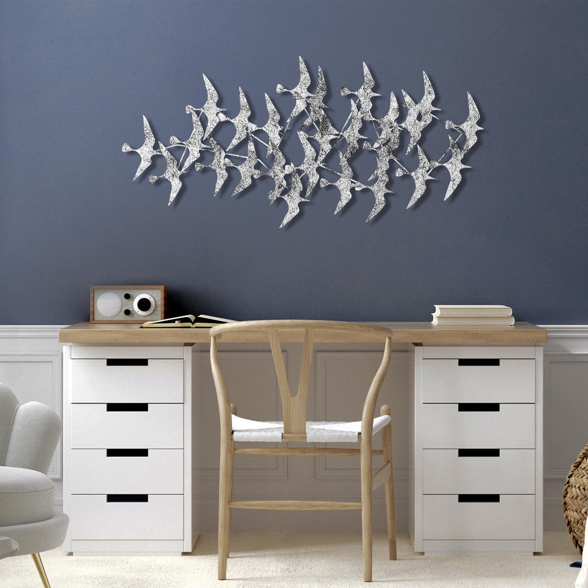 Bys-036-A Dekoratif Metal Duvar Tablosu 