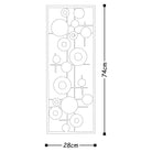 Bys-4018 Dekoratif Metal Duvar Tablosu 