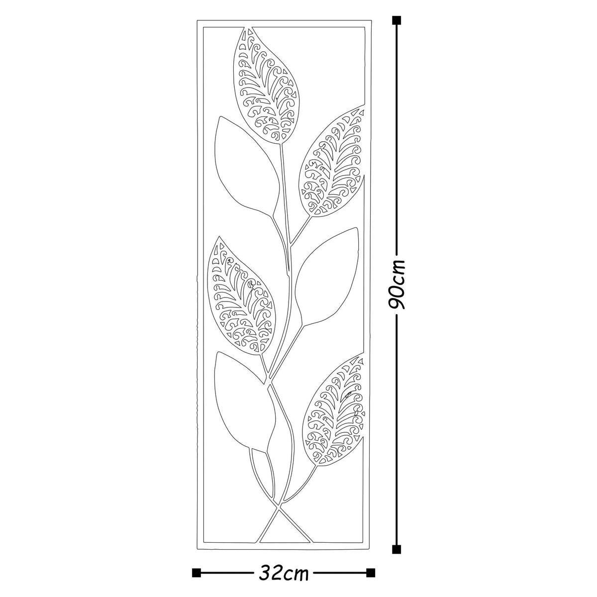 Bys-4002 Dekoratif Metal Duvar Tablosu 