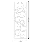 Bys-4011 Dekoratif Metal Duvar Tablosu 