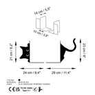 Kt-023 Dekoratif Metal Kitap Tutucu 