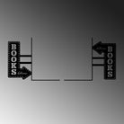 Kt-039 Dekoratif Metal Kitap Tutucu 