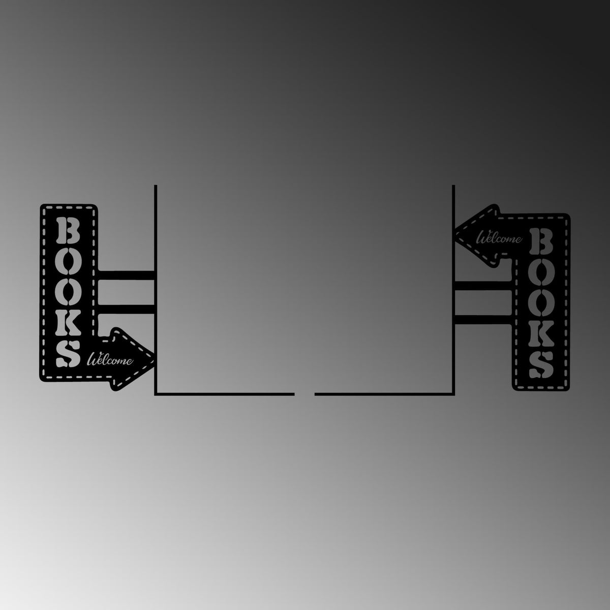 Kt-039 Dekoratif Metal Kitap Tutucu 