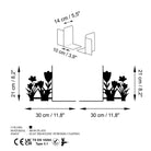 Kt-025 Dekoratif Metal Kitap Tutucu 