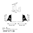 Kt-033 Dekoratif Metal Kitap Tutucu 