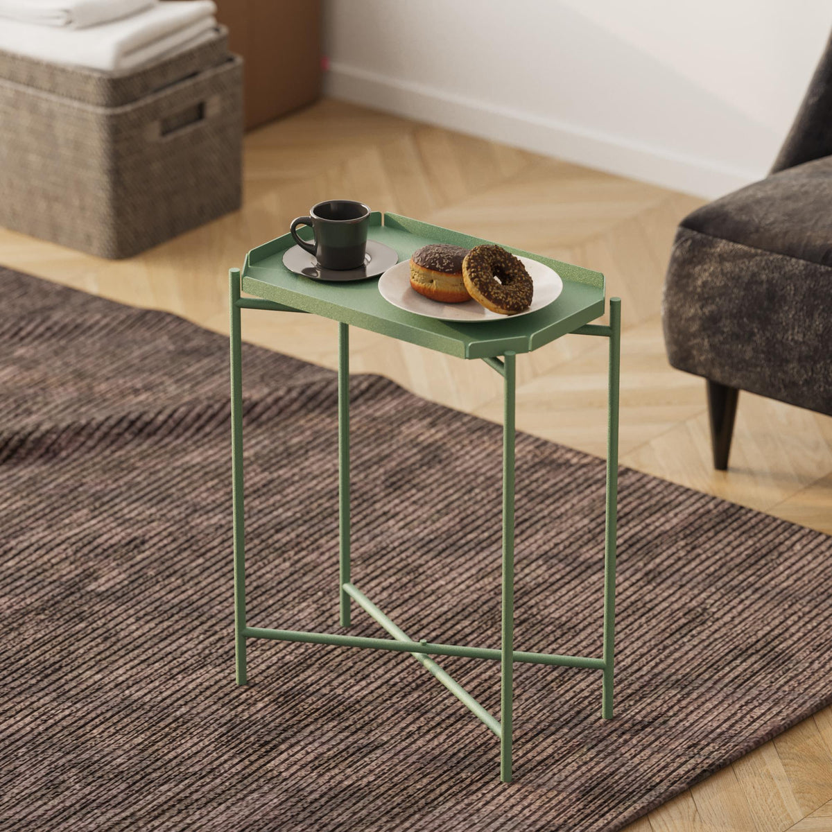 Shb-009-D Dekoratif Metal Sehpa 