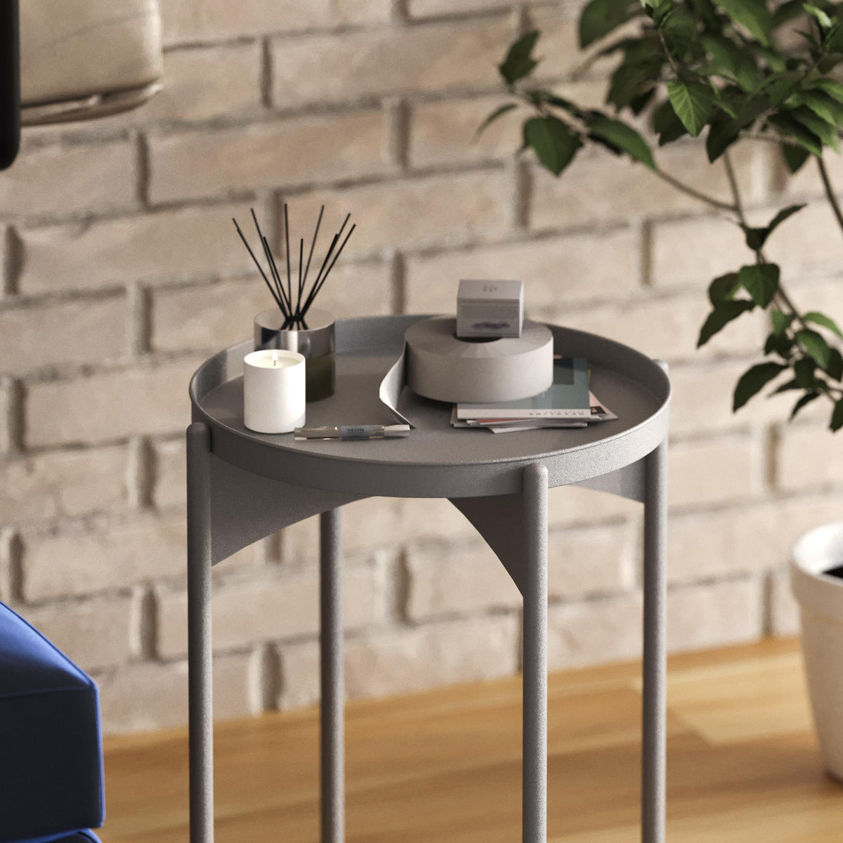 Shb-002-D Dekoratif Metal Sehpa 