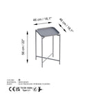 Shb-008-C Dekoratif Metal Sehpa 