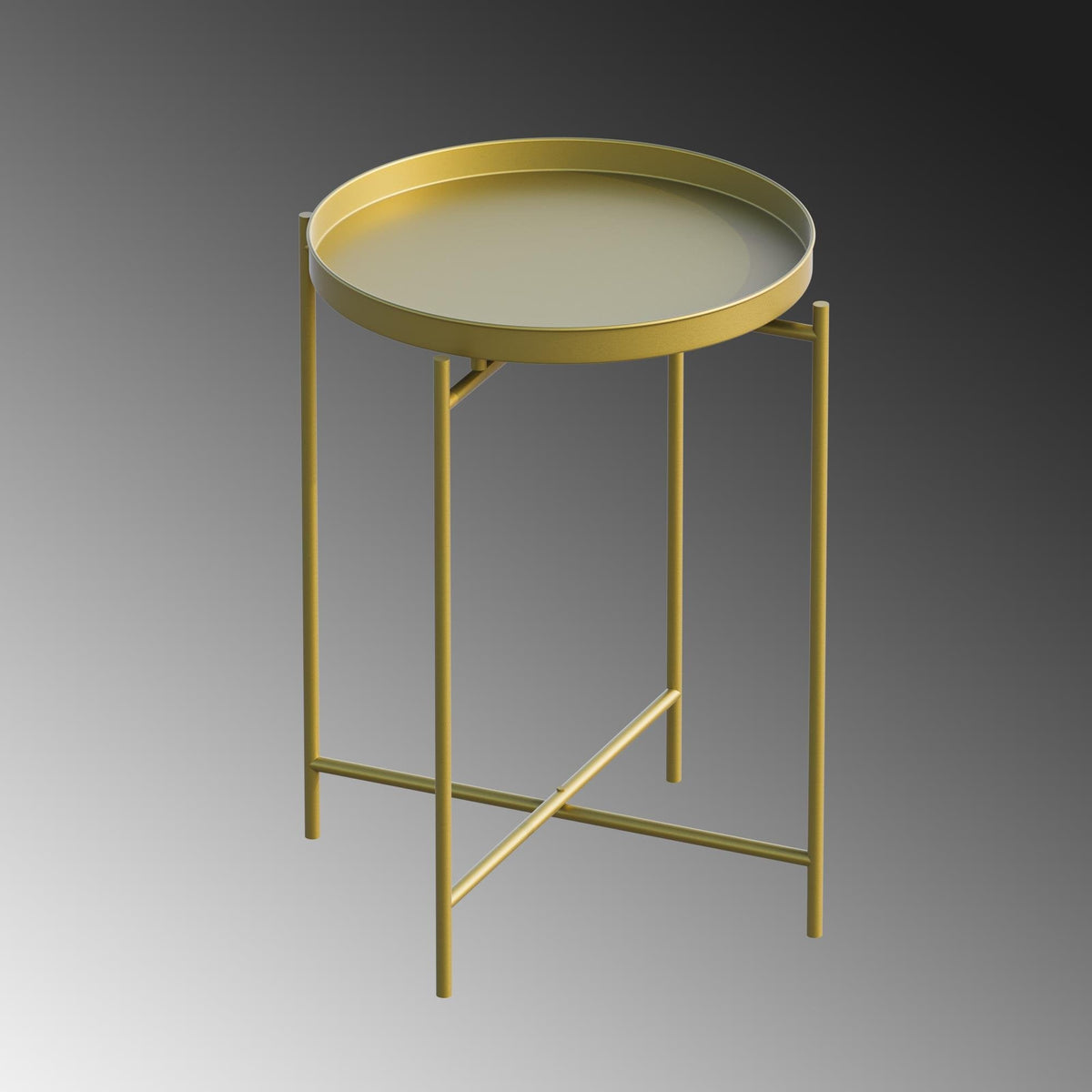 Shb-007-A Dekoratif Metal Sehpa 