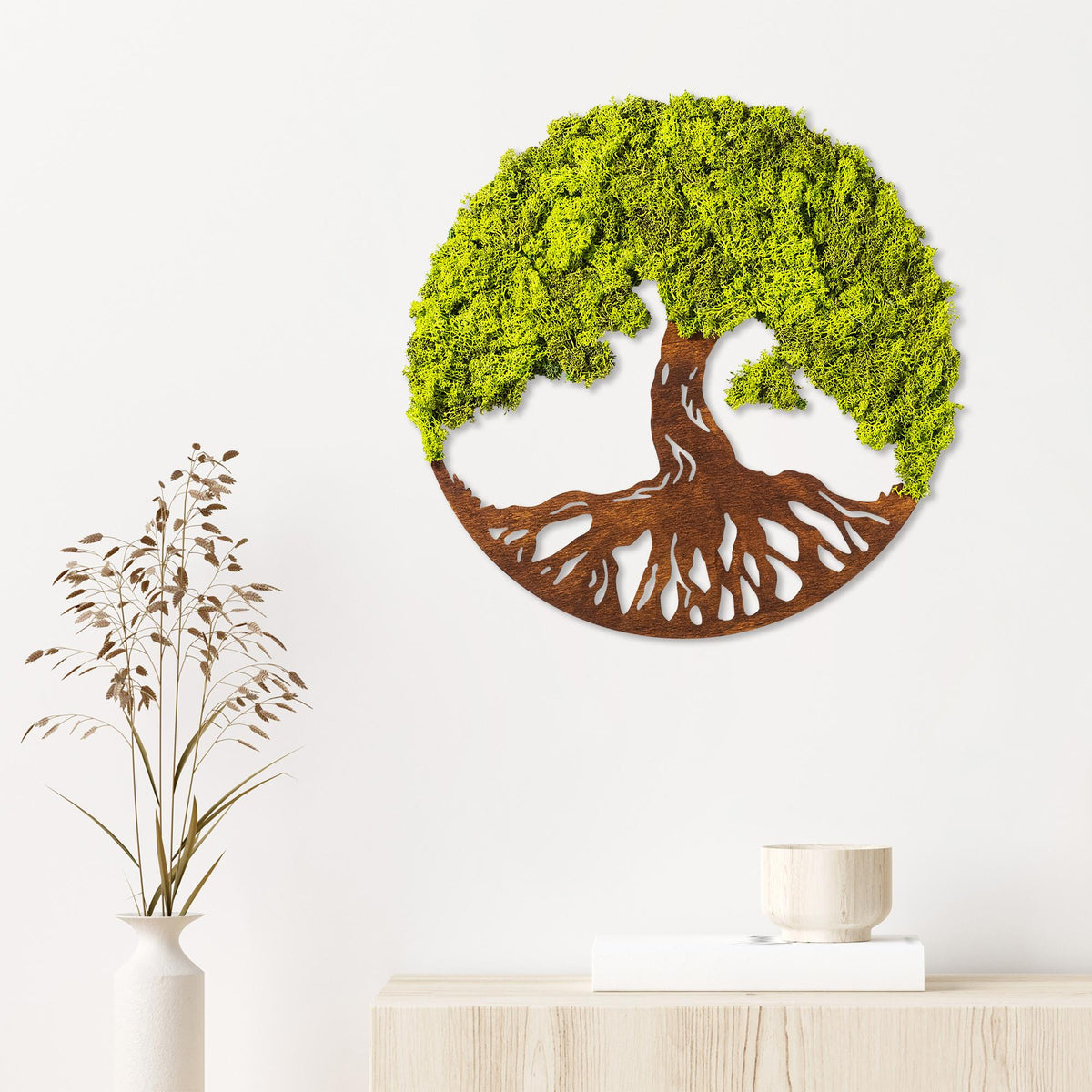 Yns-009 Dekoratif Yosun Duvar Tablosu 