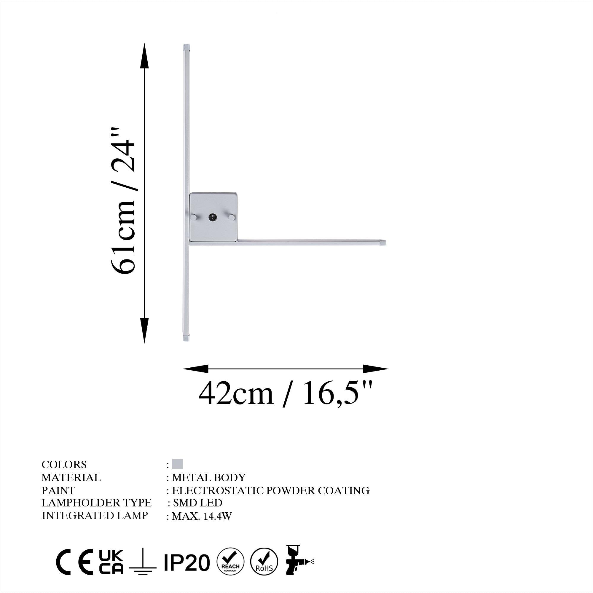 Dove 13617 Led Aplik Duvar Aydınlatma 