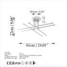 Elk 13662 Led Plafonyer Aydınlatma 