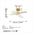 Elk 13664 Led Plafonyer Aydınlatma 