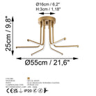 Enceladus 13675 Led Plafonyer Aydınlatma 