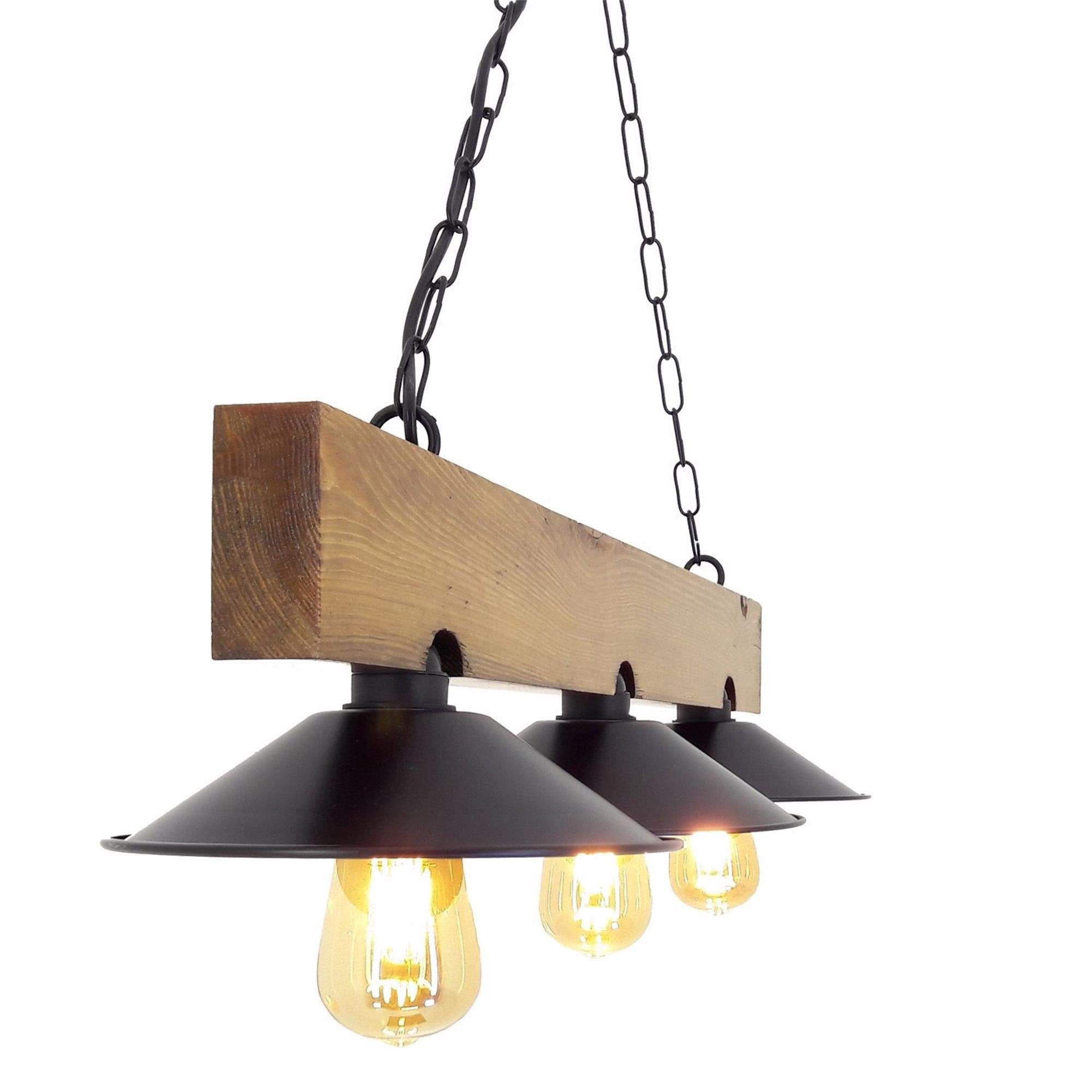 Erebos Ht149 Ahşap Avize Aydınlatma 