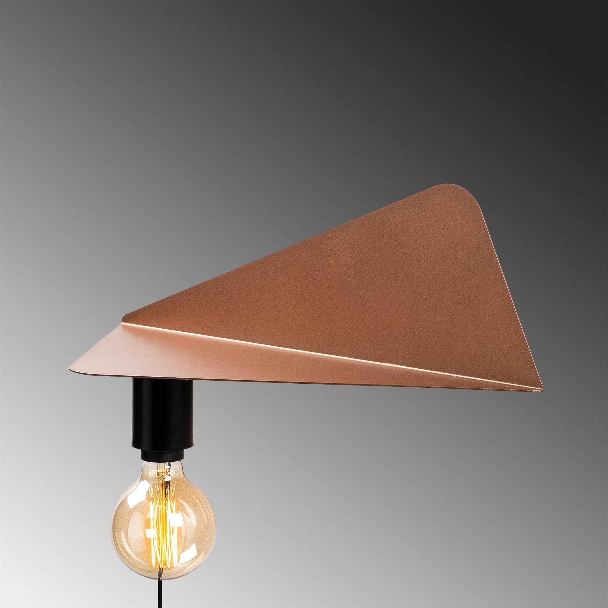 Geranara 502 Copper Black Rustik Aplik Duvar Aydınlatma 