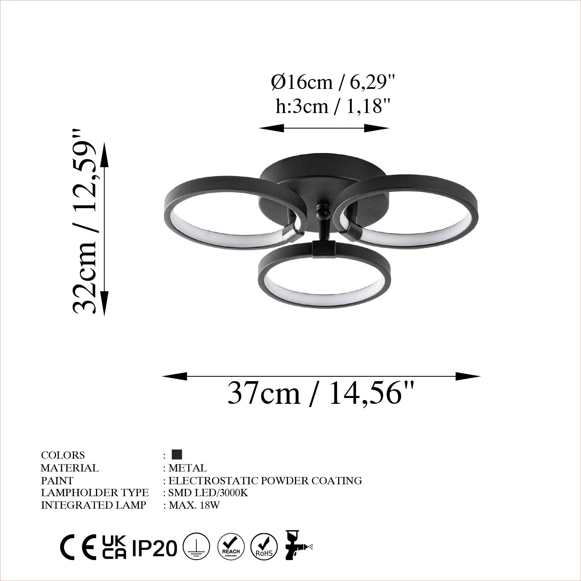 Irisara 13310 Led Plafonyer Aydınlatma 