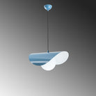Marble 2866 Açık Mavi Cam Sarkıt Aydınlatma 