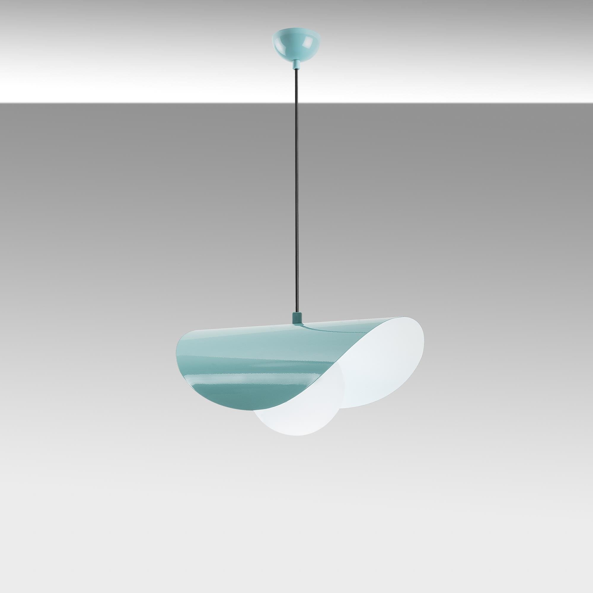 Marble 2866 Turkuaz Cam Sarkıt Aydınlatma 
