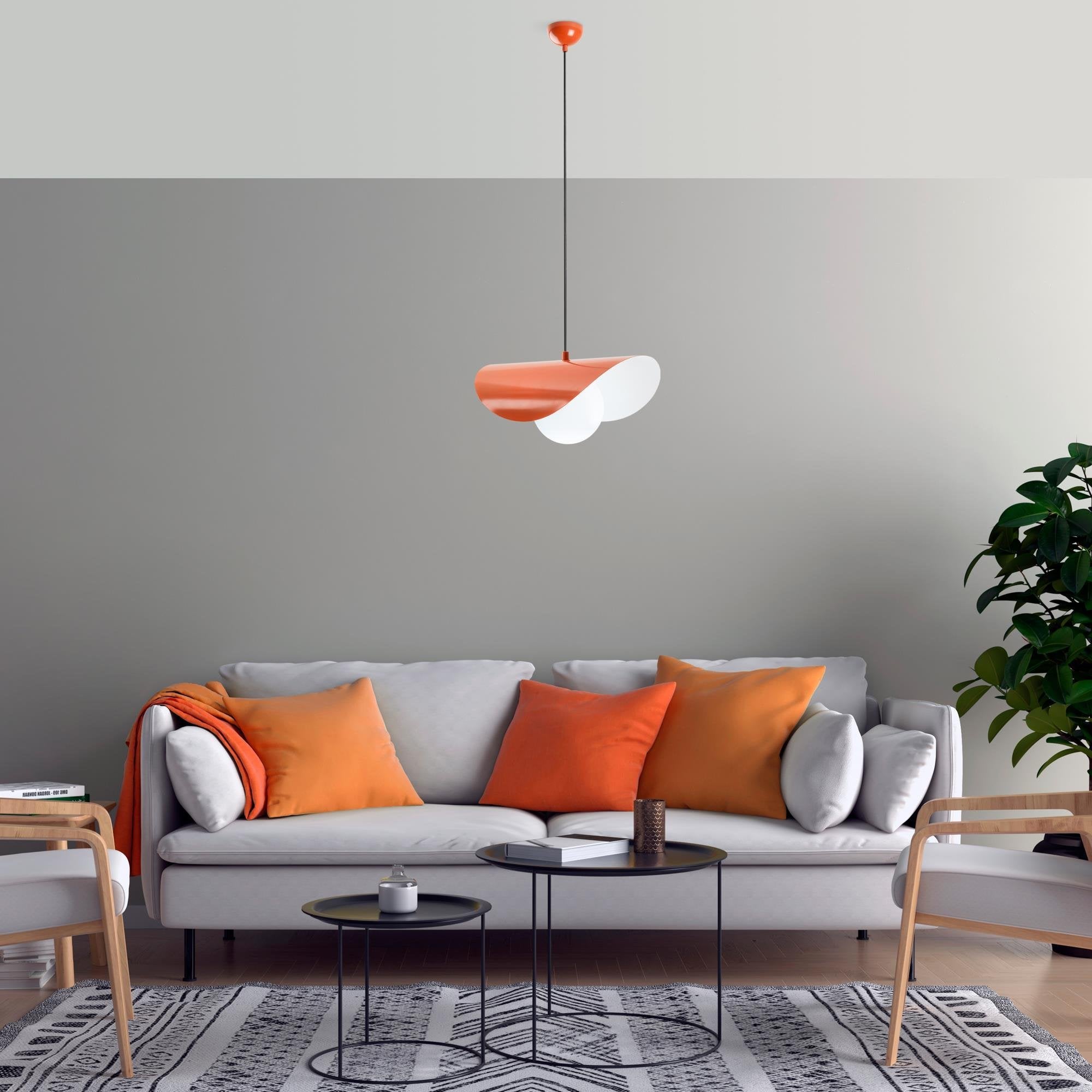 Marble 2866 Turuncu Cam Sarkıt Aydınlatma 