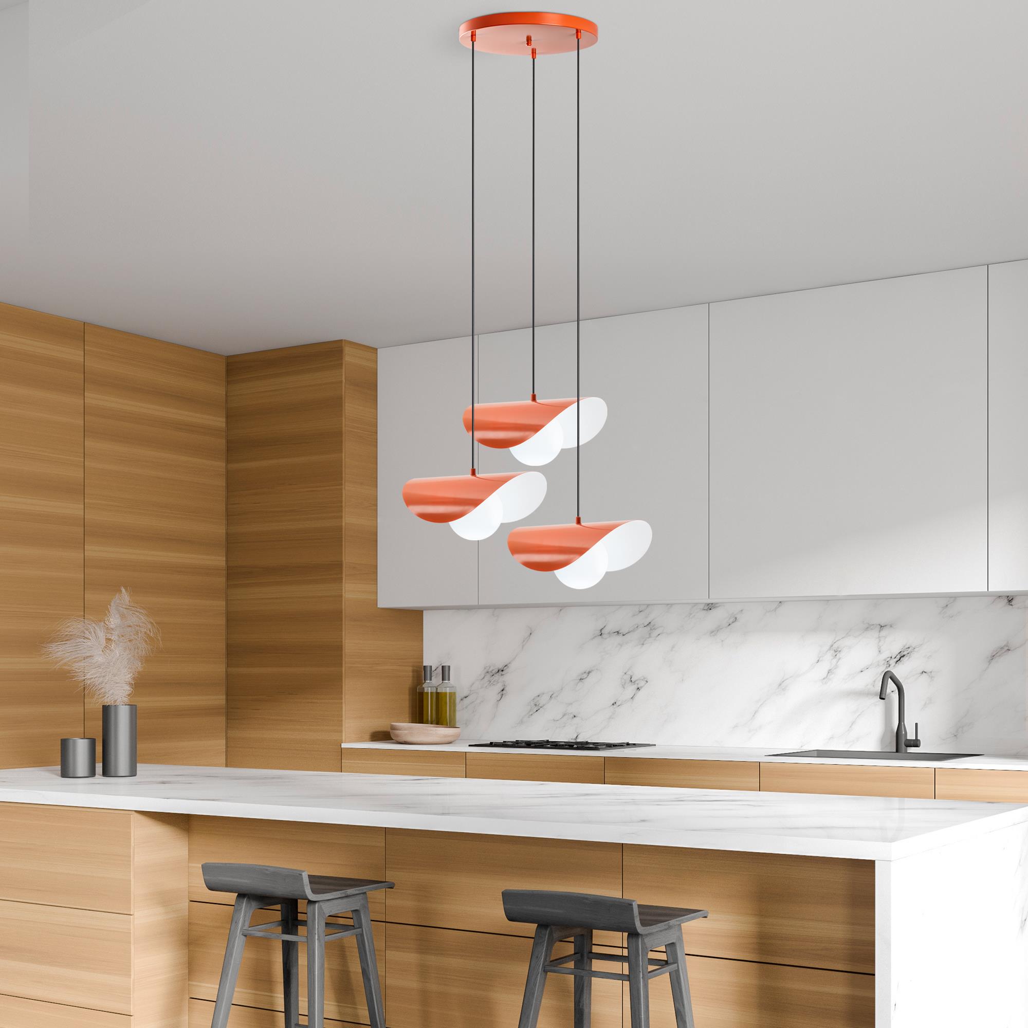 Marble 6141 Turuncu Cam Sarkıt Aydınlatma 