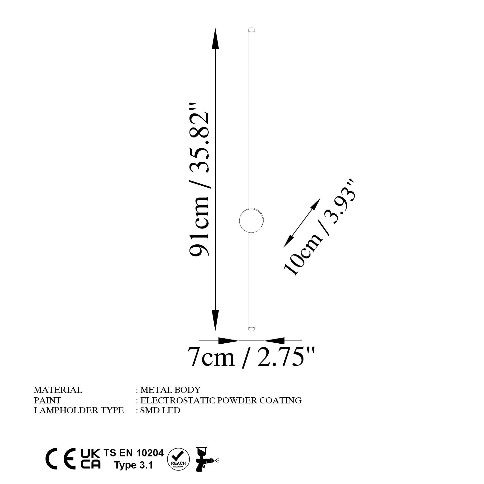 Marigolda 13485 Led Aplik Duvar Aydınlatma 