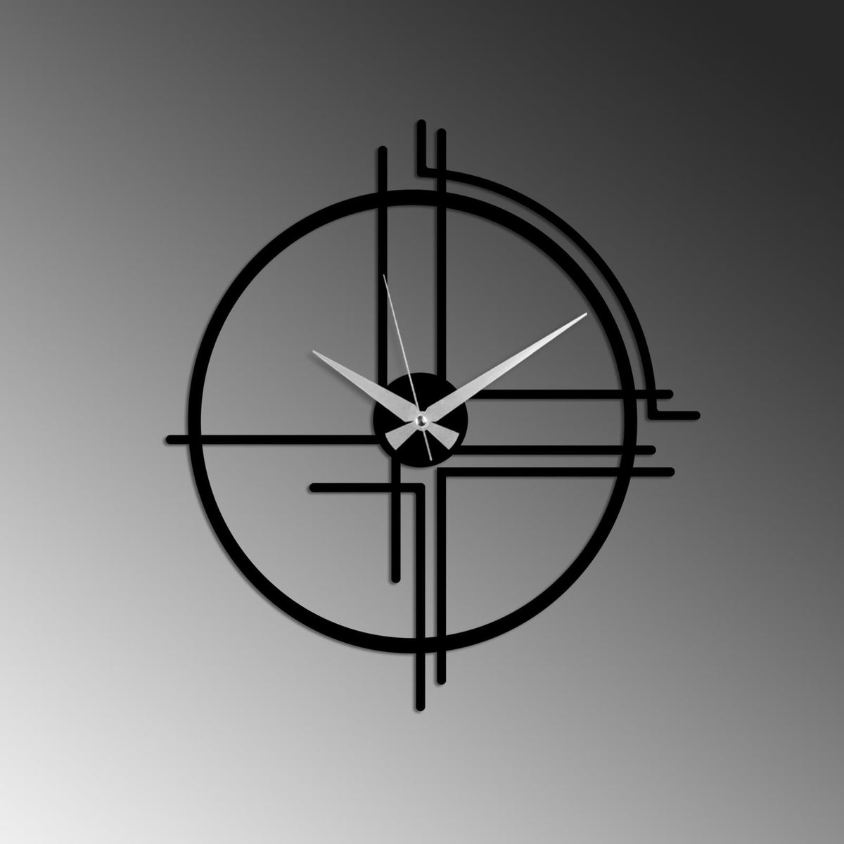 Watch-063 Dekoratif Metal Duvar Saati 