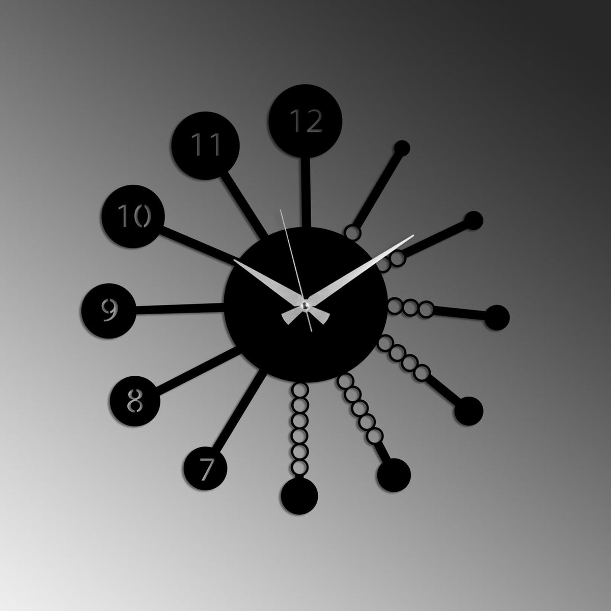 Watch-061 Dekoratif Metal Duvar Saati 