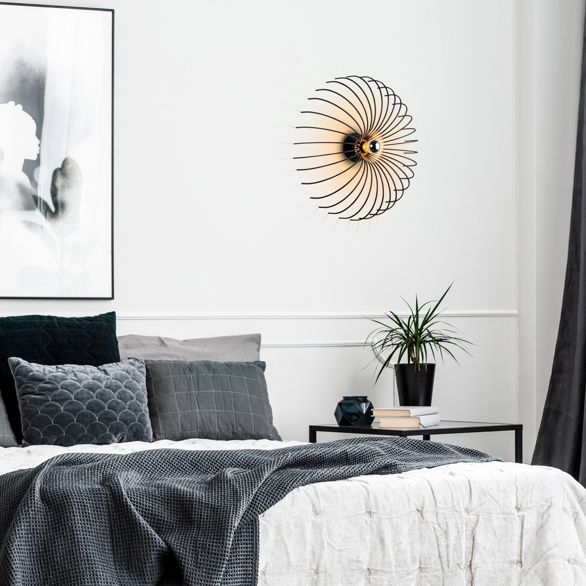 Peony 643 Tel Aplik Duvar Aydınlatma 
