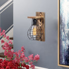 Primara 127 Ahşap Aplik Duvar Aydınlatma 
