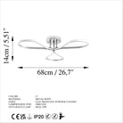 Raven 13544 Led Plafonyer Aydınlatma 