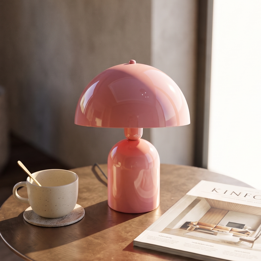 Soho Soft Pembe Metal Masa Lambası 
