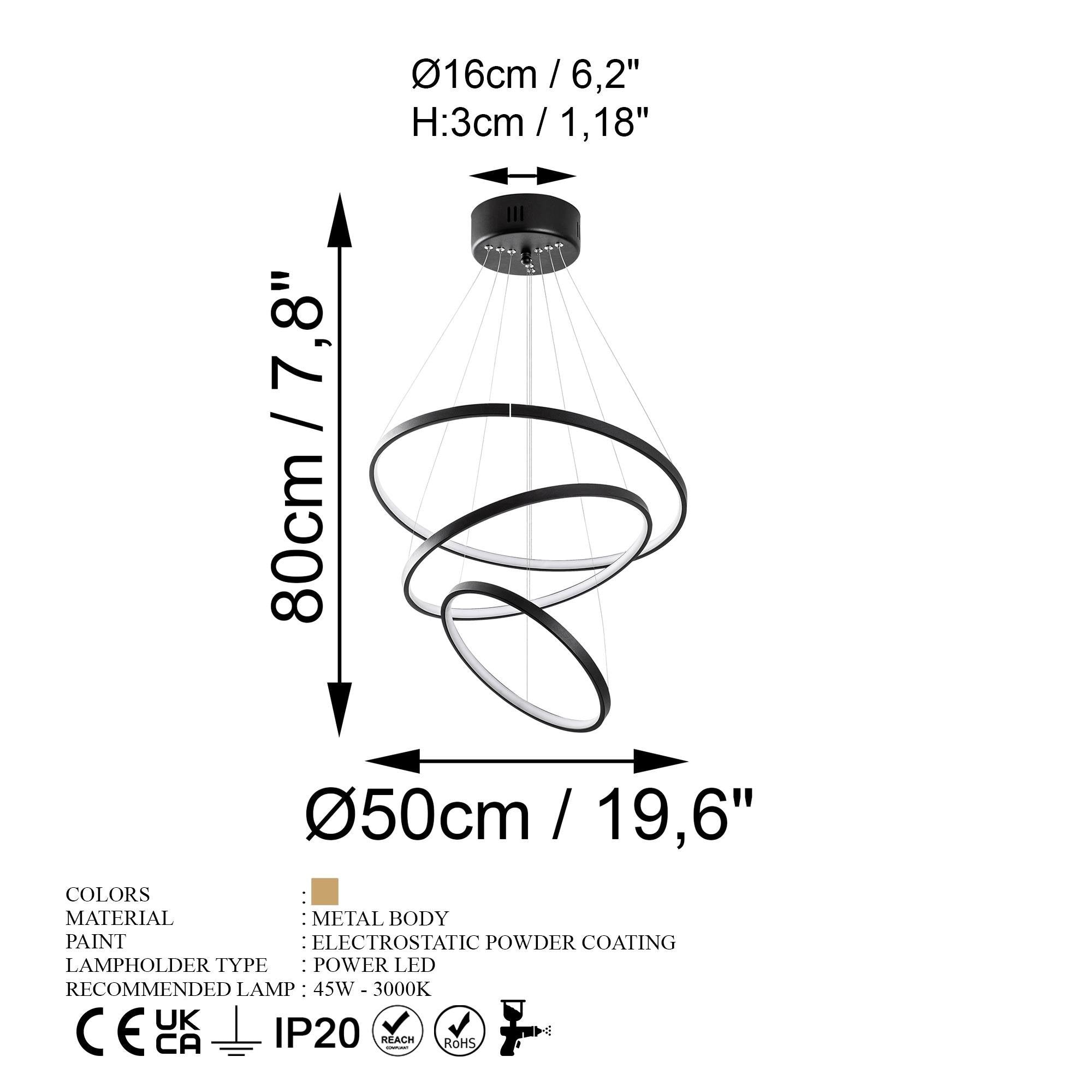 Solaris 13697 Led Avize Aydınlatma 