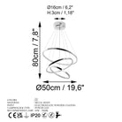 Solaris 13698 Led Avize Aydınlatma 