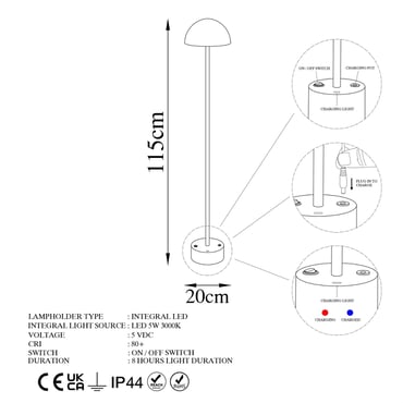 Titan 13376 Led Lambader Aydınlatma 