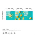 Uv-854 Baskılı Cam 3'Lü Set Duvar Tablosu 