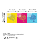Uv-851 Baskılı Cam 3'Lü Set Duvar Tablosu 
